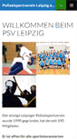 Mobile Screenshot of polizeisportverein-leipzig.de
